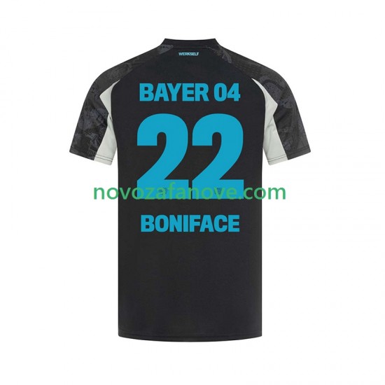 Nogometni Dres Bayer 04 Leverkusen Victor Boniface 22 Muški Treći 2024-2025 Kratkih Rukava