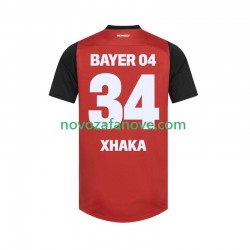 Nogometni Dres Bayer 04 Leverkusen XHAKA 34 Muški Domaći 2024-2025 Kratkih Rukava