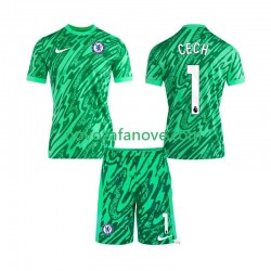 Nogometni Dres Chelsea CECH 1 Golmanski Dječji Treći 2024-2025 Kratkih Rukava