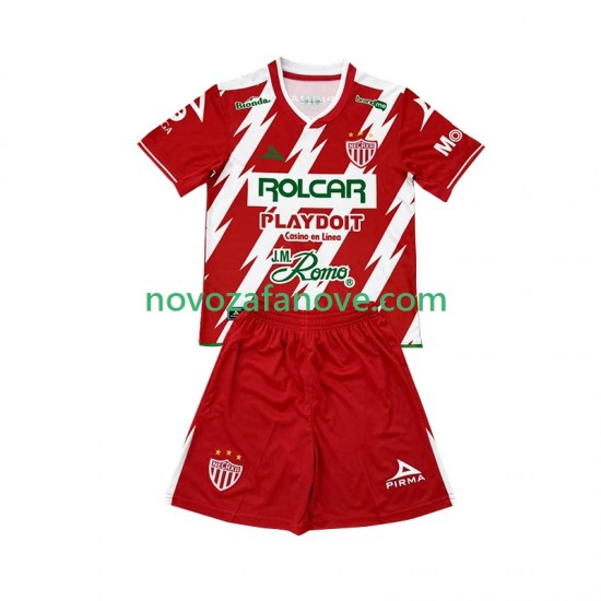 Nogometni Dres Club Necaxa Dječji Domaći 2024-2025 Kratkih Rukava