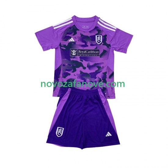 Nogometni Dres Fulham Dječji Treći 2024-2025 Kratkih Rukava