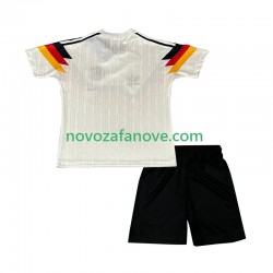 Nogometni Dres Njemačka 1990 Retro Dječji Domaći Kratkih Rukava