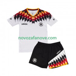 Nogometni Dres Njemačka Retro Dječji Domaći 1994 Kratkih Rukava