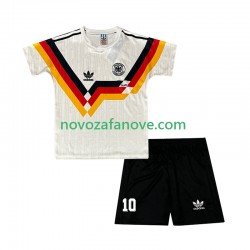 Nogometni Dres Njemačka Matthaus 10 1990 Retro Dječji Domaći Kratkih Rukava