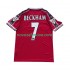 Nogometni Dres Manchester United Beckham 7 Retro Muški Domaći 1998 1999 Kratkih Rukava