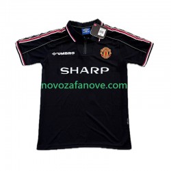 Nogometni Dres Manchester United Beckham 7 Retro Muški Treći 1998 1999 Kratkih Rukava