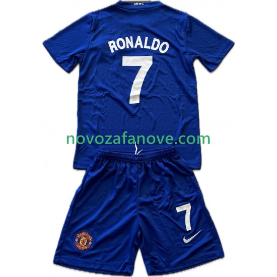 Nogometni Dres Manchester United Cristiano Ronaldo 7 2009 Retro Dječji Treći 2008 Kratkih Rukava