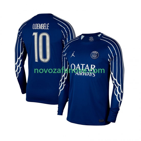 Nogometni Dres Paris Saint-Germain Ousmane Dembele 10 Muški Četvrti 2024-2025 Dugim Rukavima