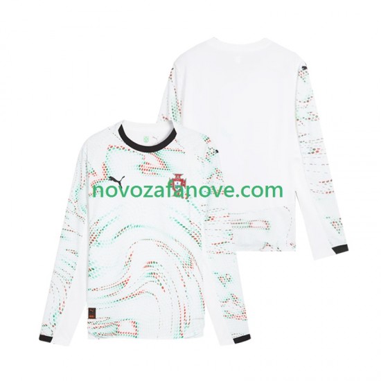 Nogometni Dres Portugal Muški Gostujući 2025 Dugim Rukavima