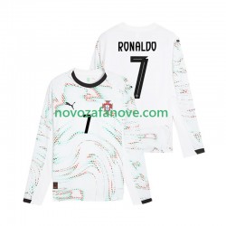 Nogometni Dres Portugal Cristiano Ronaldo 7 Muški Gostujući 2025 Dugim Rukavima
