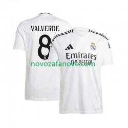 Nogometni Dres Real Madrid Federico Valverde 8 Muški Domaći 2024-2025 Kratkih Rukava