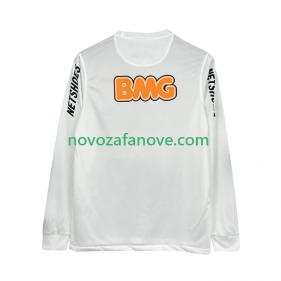 Nogometni Dres Santos FC 2012 Retro Muški Domaći 2011 Dugim Rukavima