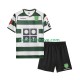 Nogometni Dres Sporting CP 2001 2003 Retro Dječji Domaći Kratkih Rukava