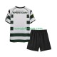 Nogometni Dres Sporting CP 2001 2003 Retro Dječji Domaći Kratkih Rukava