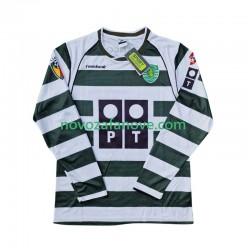 Nogometni Dres Sporting CP 2001 2003 Retro Muški Domaći Dugim Rukavima