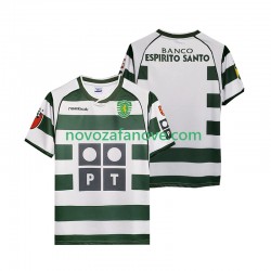 Nogometni Dres Sporting CP 2001 2003 Retro Muški Domaći Kratkih Rukava