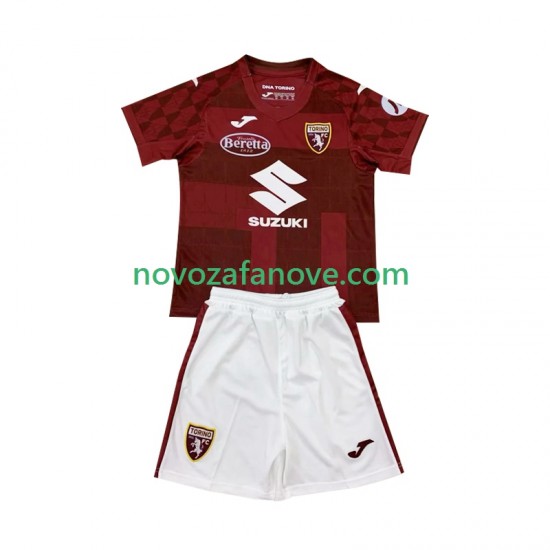 Nogometni Dres Torino Dječji Domaći 2024-2025 Kratkih Rukava