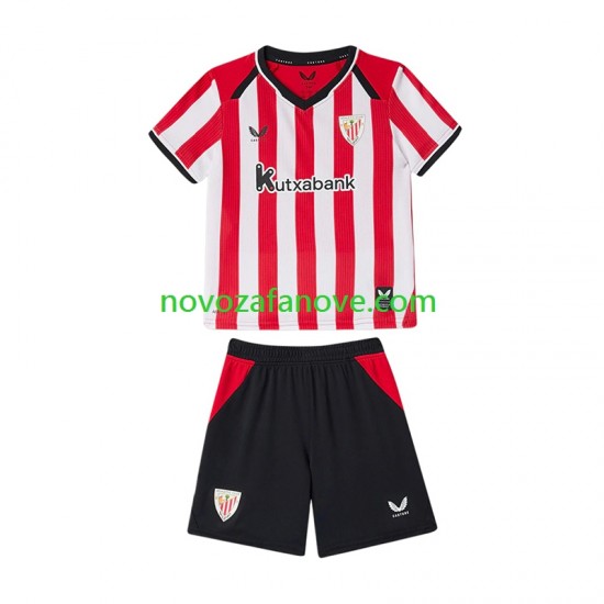 Nogometni Dres Athletic Bilbao Dječji Domaći 2026-2027 Kratkih Rukava