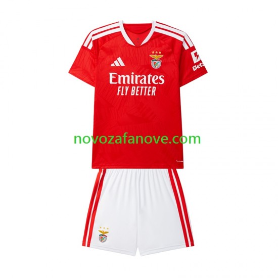 Nogometni Dres Benfica Dječji Domaći 2026-2027 Kratkih Rukava
