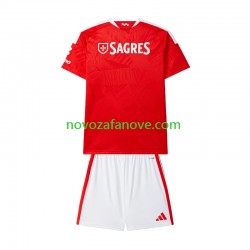 Nogometni Dres Benfica Dječji Domaći 2026-2027 Kratkih Rukava