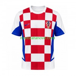 Nogometni Dres Hrvatska Retro Muški Domaći 2002 Kratkih Rukava