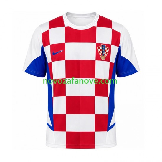 Nogometni Dres Hrvatska Retro Muški Domaći 2002 Kratkih Rukava