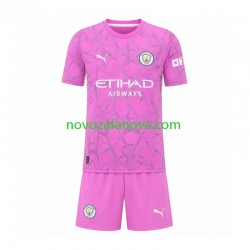 Nogometni Dres Manchester City Golmanski Dječji Gostujući 2026-2027 Kratkih Rukava