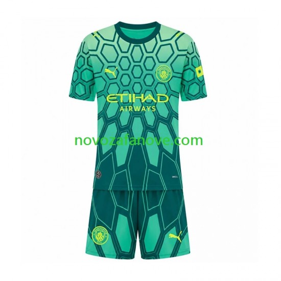 Nogometni Dres Manchester City Golmanski Dječji Domaći 2026-2027 Kratkih Rukava