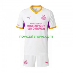 Nogometni Dres PSV Eindhoven Dječji Gostujući 2026-2027 Kratkih Rukava