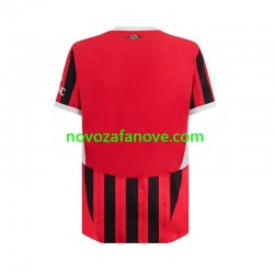 Nogometni Dres AC Milan Muški Domaći 2024-2025 Kratkih Rukava