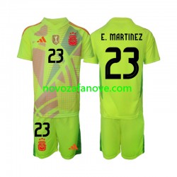 Nogometni Dres Argentina Emiliano Martinez 23 Golmanski Dječji Gostujući 2024 Kratkih Rukava