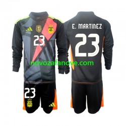 Nogometni Dres Argentina Emiliano Martinez 23 Golmanski Dječji Domaći 2024 Dugim Rukavima