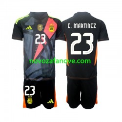 Nogometni Dres Argentina Emiliano Martinez 23 Golmanski Dječji Domaći 2024 Kratkih Rukava