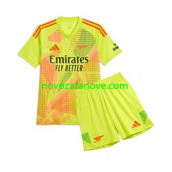 Nogometni Dres Arsenal Golmanski Dječji Domaći 2024-2025 Kratkih Rukava