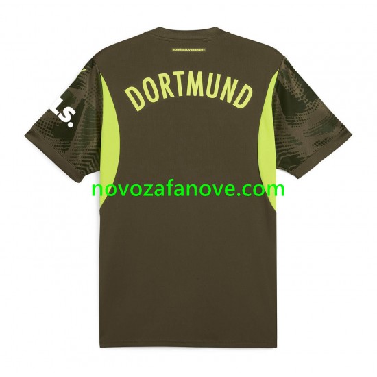 Nogometni Dres Borussia Dortmund Golmanski Muški Domaći 2024-2025 Kratkih Rukava