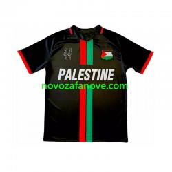 Nogometni Dres Club Deportivo Palestino Center Stripre Muški Domaći 2024-2025 Kratkih Rukava