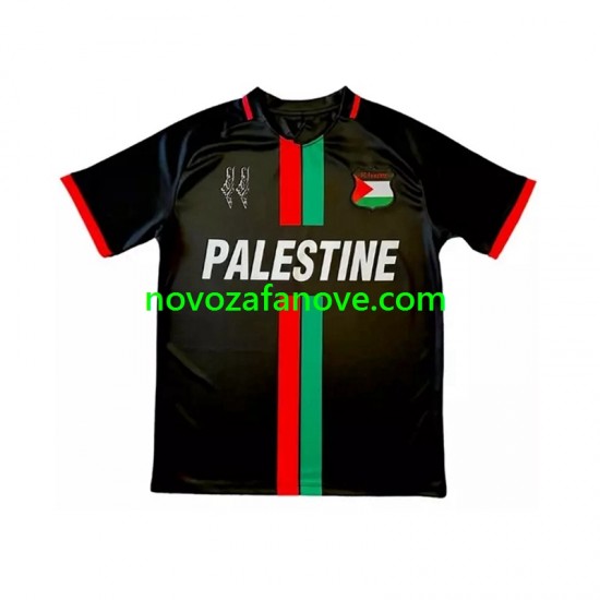 Nogometni Dres Club Deportivo Palestino Center Stripre Muški Domaći 2024-2025 Kratkih Rukava