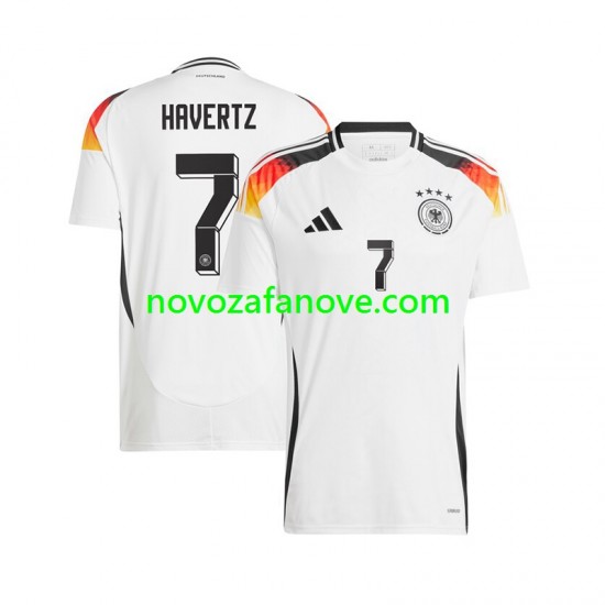 Nogometni Dres Njemačka Havertz 7 Muški Domaći Euro 2024 Kratkih Rukava