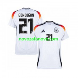 Nogometni Dres Njemačka Ilkay Gundogan 21 Muški Domaći Euro 2024 Kratkih Rukava