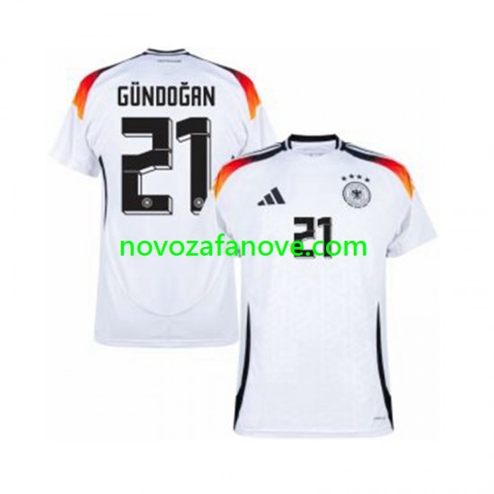 Nogometni Dres Njemačka Ilkay Gundogan 21 Muški Domaći Euro 2024 Kratkih Rukava