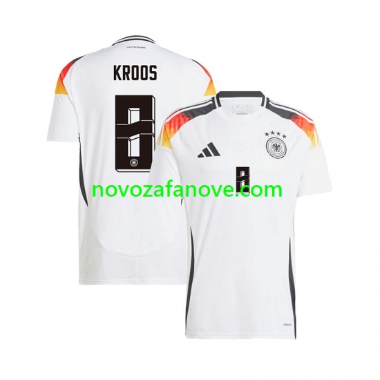 Nogometni Dres Njemačka Toni Kroos 8 Muški Domaći Euro 2024 Kratkih Rukava
