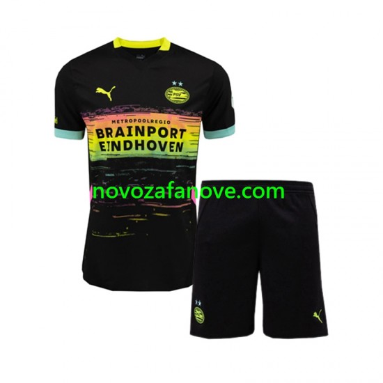 Nogometni Dres PSV Eindhoven Dječji Gostujući 2024-2025 Kratkih Rukava