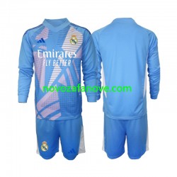 Nogometni Dres Real Madrid Golmanski Dječji Domaći 2024-2025 Dugim Rukavima