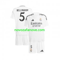 Nogometni Dres Real Madrid Jude Bellingham 5 Dječji Domaći 2024-2025 Kratkih Rukava