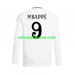 Nogometni Dres Real Madrid Mbappé Kylian 9 Muški Domaći 2024-2025 Dugim Rukavima