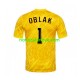 Nogometni Dres Slovenija Jan Oblak 1 Golmanski Muški Domaći Euro 2024 Kratkih Rukava