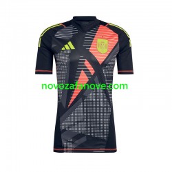 Nogometni Dres Španjolska Golmanski Muški Domaći Euro 2024 Kratkih Rukava