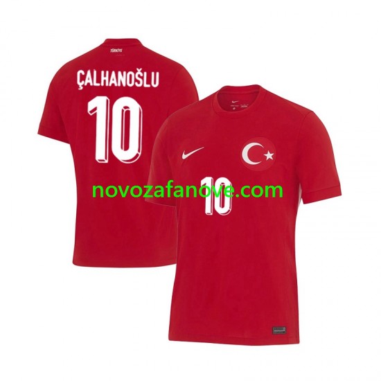 Nogometni Dres Turska Hakan Calhanoglu 10 Muški Gostujući Euro 2024 Kratkih Rukava