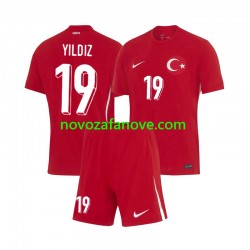 Nogometni Dres Turska Kenan Yıldız 19 Dječji Gostujući Euro 2024 Kratkih Rukava