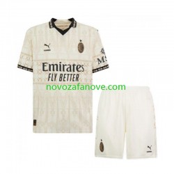 Nogometni Dres AC Milan Dječji Četvrti 2023-2024 Kratkih Rukava